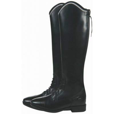 HKM Vysoké kožené boty VALENCIA STYLE černé – Sleviste.cz