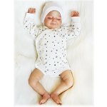 Kojenecké zavinovací body Černé hvězdičky – Zboží Mobilmania