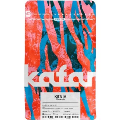 Kafar Coffee Beans Kenia Muranga Espresso zrnková 250 g – Hledejceny.cz