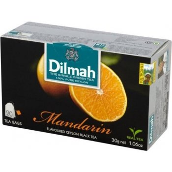 Dilmah Černý čaj Mandarinka 20 x 1,5 g