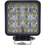 LED světlo hranaté bílé/oranžový predátor 16x3W, 107x107x60mm, ECE R10 – Hledejceny.cz