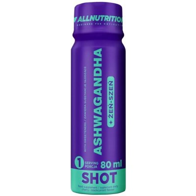 Allnutrition Ashwagandha + Ženšen Shot 80 ml – Hledejceny.cz