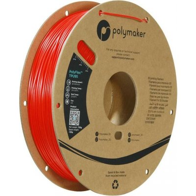 Polymaker PolyFlex 750g Red, 1,75 mm – Zboží Živě