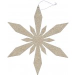 DECOLED Vločka prům. 80 cm zlatá – Hledejceny.cz