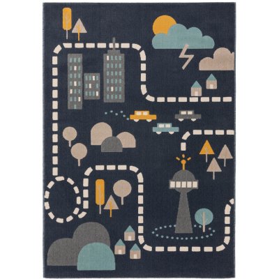 Divio Kids Rugs KRJU03 JUNO Blue – Zboží Mobilmania