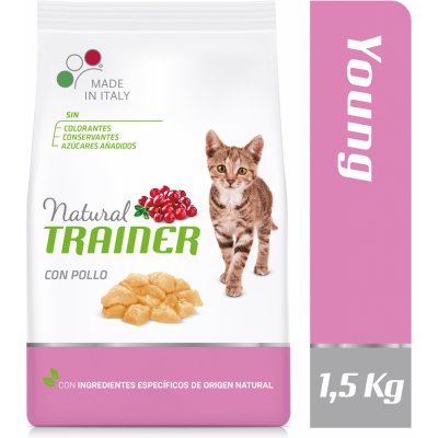 Trainer Natural Cat Young kuřecí 1,5 kg