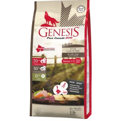 Genesis Pure Canada Dog Wide Country Senior 2,27 kg – Zbozi.Blesk.cz