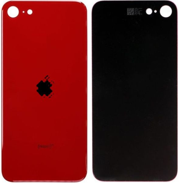 Kryt Apple iPhone SE (2nd Gen 2020) Sklo Zadního Housingu červený