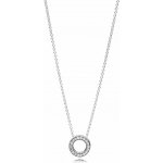 Pandora Stříbrný s třpytivým přívěskem 397436CZ-45 – Zboží Dáma