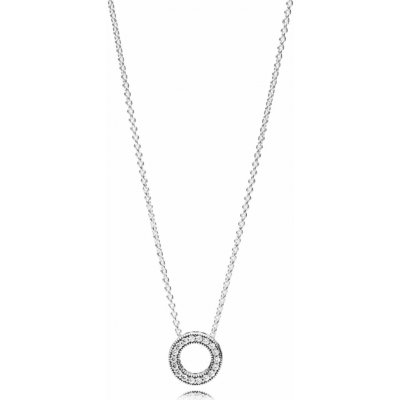 Pandora Stříbrný s třpytivým přívěskem 397436CZ-45 – Zboží Dáma