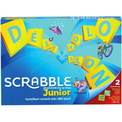 Mattel Scrabble Junior – Zboží Mobilmania