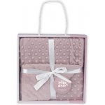 INTERBABY Deka extra měkká kuličky STARORŮŽOVÁ – Sleviste.cz