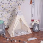 SPRINGOS Teepee Šedý Zigzag – Zboží Mobilmania