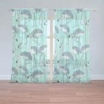 Záclony Plameňáci: 2 ks - 150x250 cm - Sablio – Hledejceny.cz