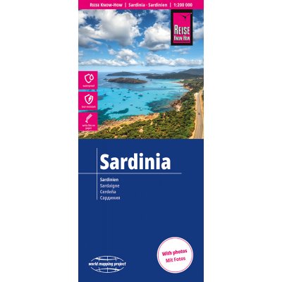 Sardínie (Sardegna) 1:200.000 mapa RKH – Hledejceny.cz