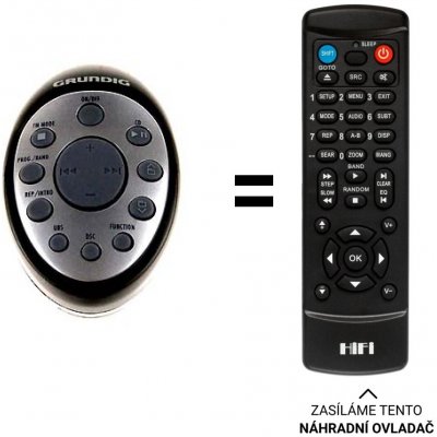 Dálkový ovladač Predátor Grundig CD3720DEC – Hledejceny.cz