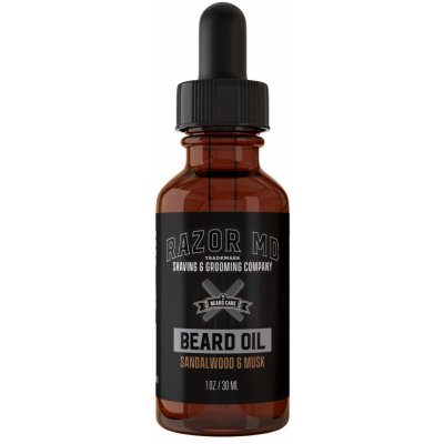 Razor MD Sandalwood & Musk olej na vousy 30 ml – Zboží Dáma