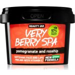 Beauty Jar Very Berry Spa zjemňující cukrový peeling na obličej 120 g – Zboží Mobilmania