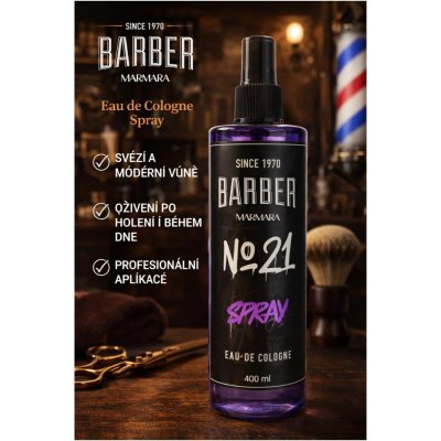 Marmara Barber Eau de Cologne Graffiti No 21 kolínská voda po holení 400 ml – Zboží Dáma
