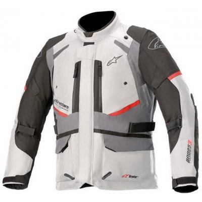 Alpinestars Andes DRYSTAR TECH-AIR 5 Compatible 2023 světle šedo-tmavě šedo-černo-červená – Sleviste.cz