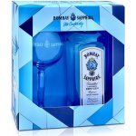 Bombay Sapphire Gin 40% 0,7 l (dárkové balení 1 sklenice) – Zboží Dáma