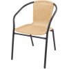 Zahradní židle a křeslo Linder Exclusiv Zahradní židle RATAN Dark Grey/Beige