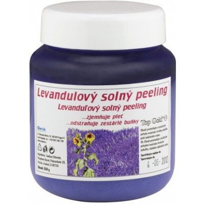 Top Gold solný peeling levandulový 550 g – Zboží Mobilmania