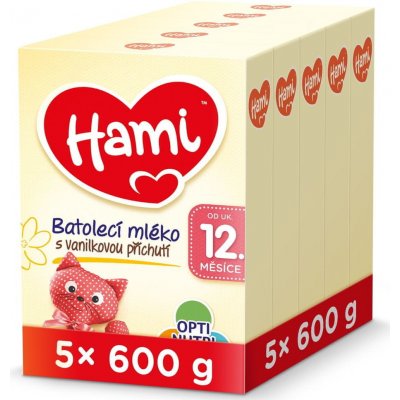 Hami 3 s příchutí vanilky 5x 600g