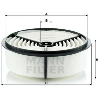 MANN FILTER Vzduchový filtr C 2262 – Hledejceny.cz