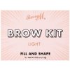 Barry M Brow Kit set a paletka na obočí Light 4,5 g
