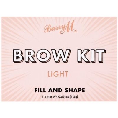 Barry M Brow Kit set a paletka na obočí Light 4,5 g – Zboží Mobilmania