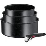 Tefal Sada hrnců Ingenio Black Stone L3998902 4 ks – Hledejceny.cz