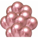 Balonky.cz Balónky chromové růžovo zlaté 30 cm
