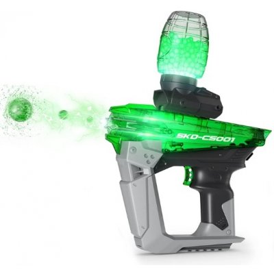 SKD Blaster Automatická pistole na gelové kuličky CS-001 Svítící náboje 1500 ks CS001SG – Zboží Mobilmania