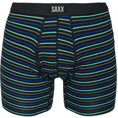Saxx boxerky Vibe Boxer Brief černá – Zboží Dáma