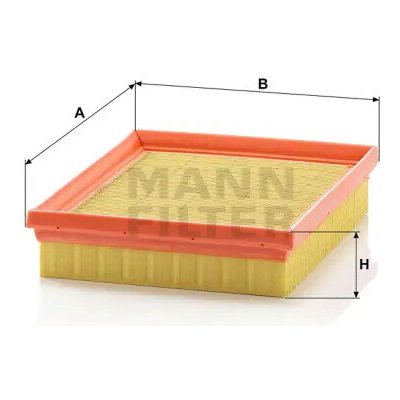 MANN FILTER Vzduchový filtr C 2159 – Hledejceny.cz