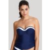 Anya Swimwear Cruise Bandeau Tankini navy white SW1091