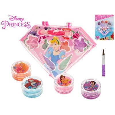 Disney Princess sada krásy s očními stíny a lesky na rty 10ks na kartě – Hledejceny.cz