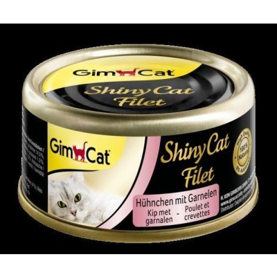 Gimborn GimCat ShinyCat Chicken Fillet s krevetou v kuřecím vývaru 70 g – Hledejceny.cz