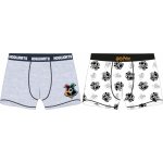 Harry Poter licence chlapecké boxerky Harry Potter 5233399 bílá / světle šedý melír Mix barev – Zboží Dáma