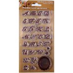 Creatoys Gelová razítka Ozdobná abeceda – Zboží Dáma