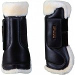 Acavallo Strouhačky Eco Wool/Eco Leather černá – Zboží Dáma