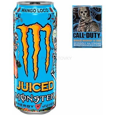 Monster Juiced Energy Juice Mango Loco 500 ml – Zboží Mobilmania