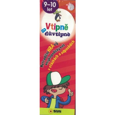 Vtipně a důvtipně 9-10 let Netradiční hravý encyklopediský kvíz v otázkách a odpovědích NAKLADATELSTVÍ SUN s.r.o. – Hledejceny.cz