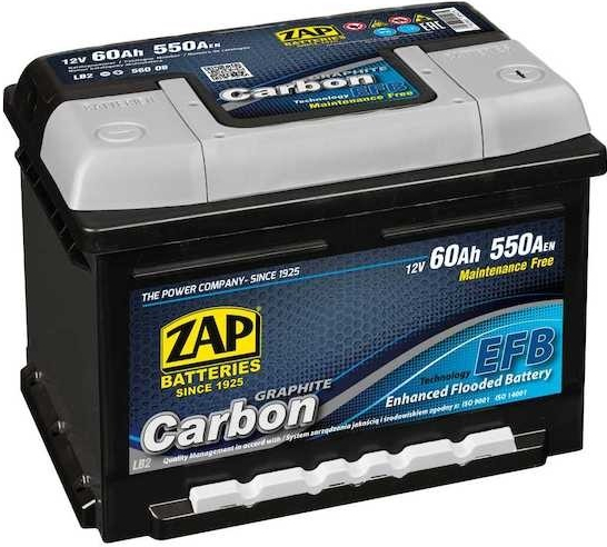 ZAP Carbon EFB 12V 60Ah 550A 56008