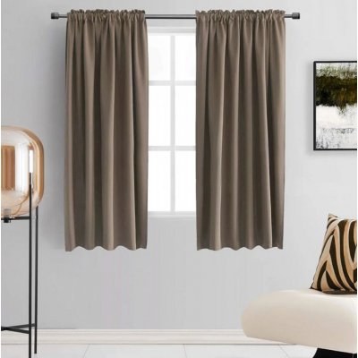 Zatemňovací závěs s řasící páskou "BLACKOUT" 135x180 cm RABAT cappuccino (cena za 1 kus) MyBestHome – Hledejceny.cz