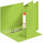 Esselte Kroužkový pořadač "Standard" Vivida zelený 2 kroužky 42 mm A5 – Zbozi.Blesk.cz