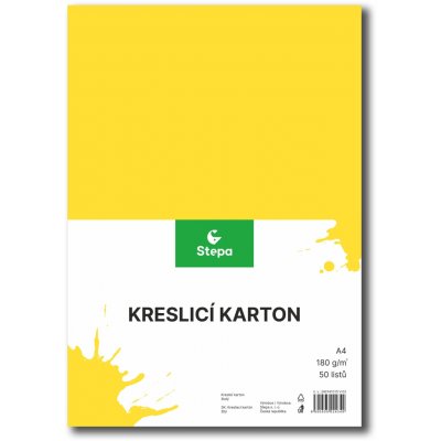 Kreslicí karton A4 žlutý – Zbozi.Blesk.cz
