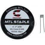 Coilology Předmotané spirálky MTL Series MTL Staple SS316L 0,5ohm 10ks – Sleviste.cz