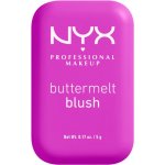 NYX Professional Makeup Buttermelt Blush pudrová tvářenka 12 All The Butta 5 g – Zboží Dáma